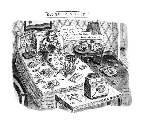 Eloise Reclining in Bedroom Wall Art