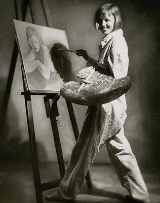 Wall Art featuring the photograph Elsa Von Reppert Bismarck Painting by Rolf Mahrenholz