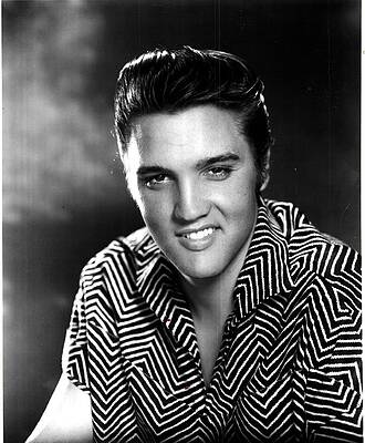 Portrait of Elvis Presley Digital Art