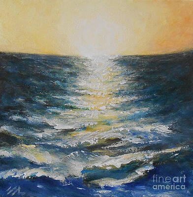 Wave Painting - Emergence by Jane See