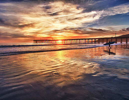 Sunset Wall Art featuring the photograph End Of A Perfect Day by Beth Sargent