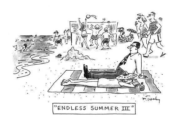 Summer Drawing - Endless Summer IIi by Mike Twohy