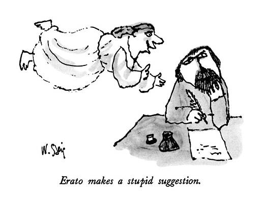 Make Drawing - Erato Makes A Stupid Suggestion by William Steig