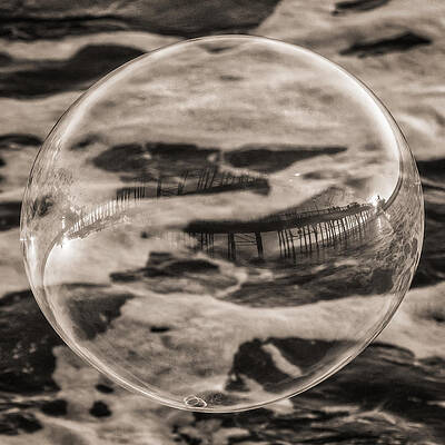 California Wall Art featuring the photograph Escher At The Beach - Abstract Photograph by Duane Miller
