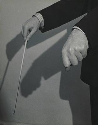 Conductor's Hands in Motion Wall Art