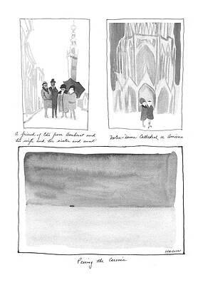 Europe Drawing - European Tour by James Stevenson