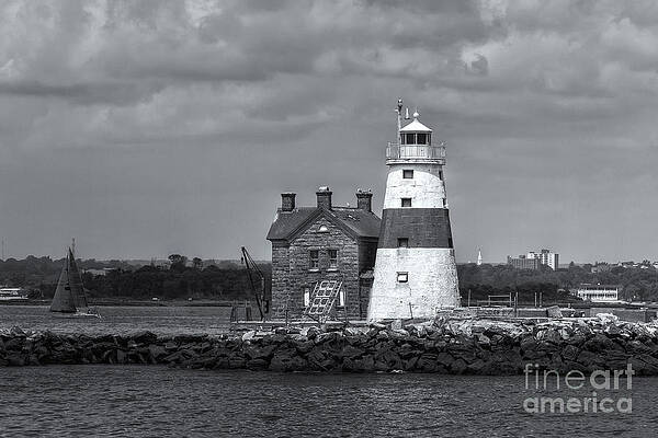 Historic Lighthouse by the Sea Wall Art