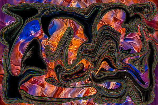 Wall Art featuring the painting Experimentation by Omaste Witkowski