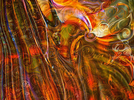 Wall Art featuring the painting Fairytale Colors by Omaste Witkowski