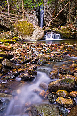 Cloud Wall Art featuring the photograph Falls Of Song On Shannon Brook by Jeff Sinon