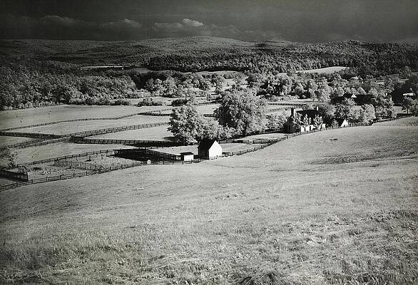 Rural Scene Photograph - Farm In Shenandoah National Park by Tom Leonard