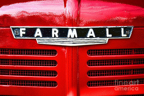 Farmall Tractor Grille Close-up Wall Art