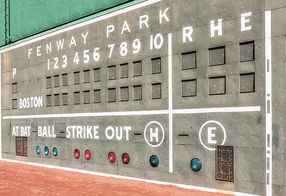 Fenway Park Scoreboard by Susan Candelario
