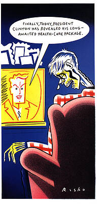 President Digital Art - 'finally, Today, President Clinton Has Revealed by Robert Risko