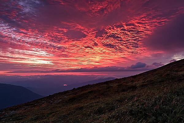 Wall Art featuring the photograph Fire In The Sky by Jeff Sinon