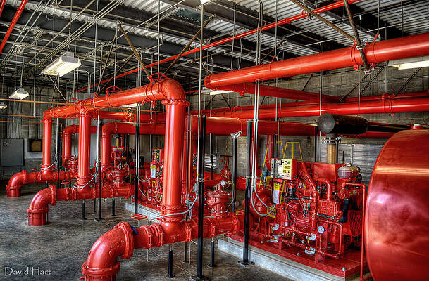 David Photograph - Fire Pump by David Hart