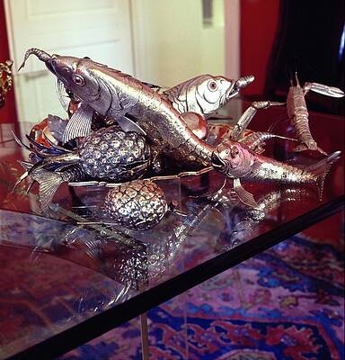 Fish Still Life Photograph - Fish Sculpture by Horst P. Horst