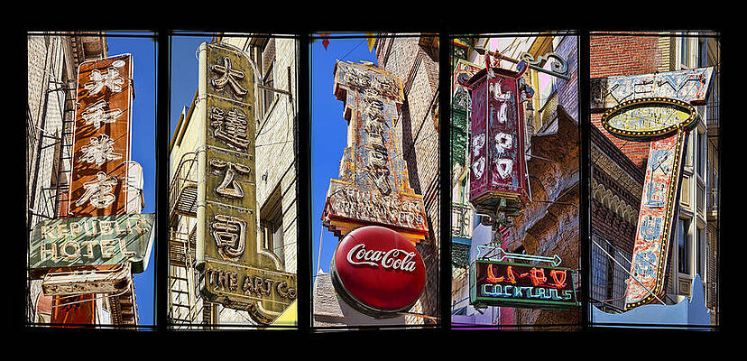 Rustic Wall Art featuring the photograph Five Signs by Kelley King