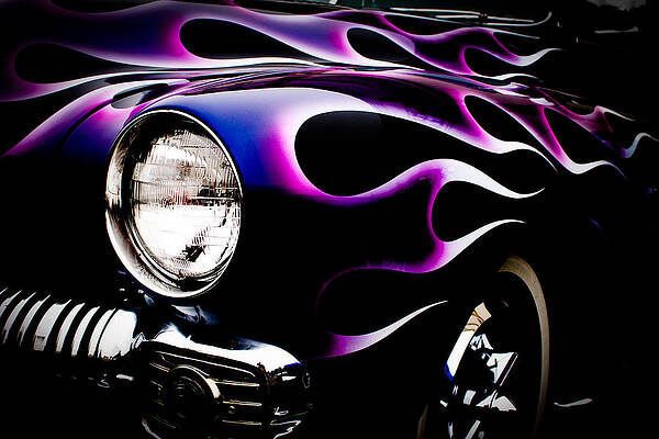 Wall Art featuring the photograph Flaming Classic by Joann Copeland-Paul