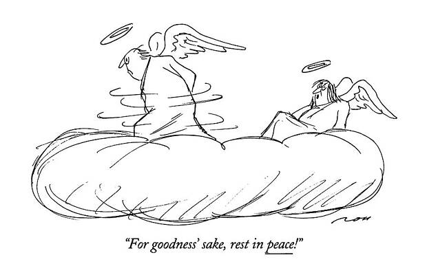 Peace Drawing - For Goodness' Sake by Al Ross