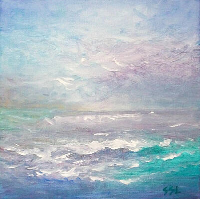 Wave Painting - Force Of Nature by Jane See