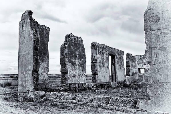 Forsake Wall Art featuring the photograph Fort Laramie Decay by Ghostwinds Photography