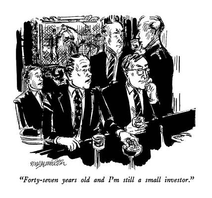 Bar Conversation Among Businessmen Wall Art