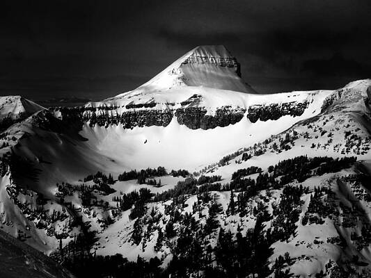 Wyoming Wall Art featuring the photograph Fossil Mountain by Raymond Salani III