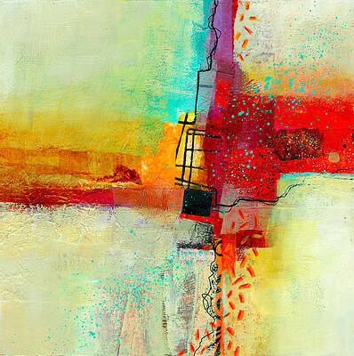 Vivid Abstract Composition Wall Art
