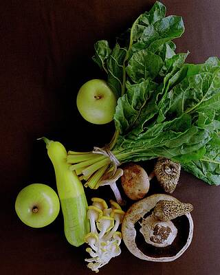 Fruit Photograph - Fresh Vegetables And Fruit by Romulo Yanes