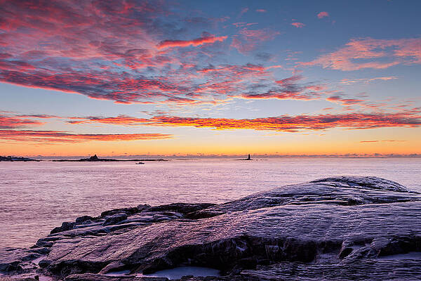 Wall Art featuring the photograph Frigid Sunrise by Jeff Sinon