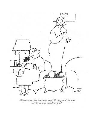 Lonely Wall Art featuring the drawing From What The Poor Boy Says by Gardner Rea