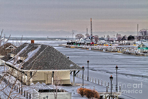 Winter Photograph - Frozen Port by William Norton