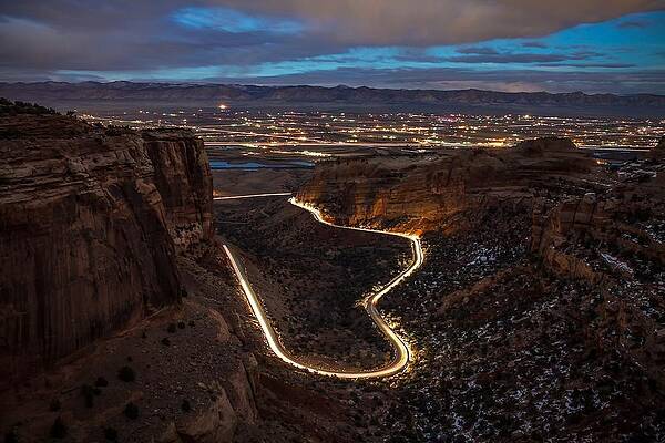 Color Wall Art featuring the photograph Fruita Canyon by Jeff Stoddart