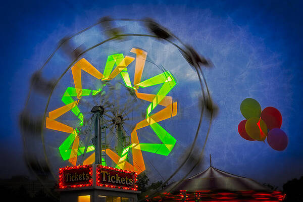 Fun Evening At The Carnival Print