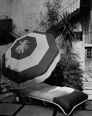 Furniture Photograph - Garden Chaise Lounge by Peter Nyholm