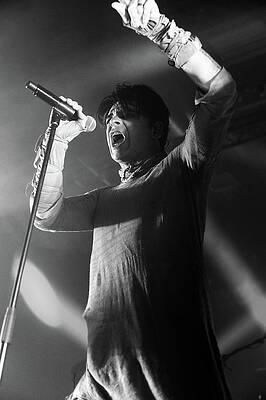Wall Art featuring the photograph Gary Numan Performs In Berlin by Martyn Goodacre