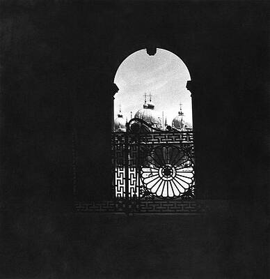 Landscape Architecture Wall Art featuring the photograph Gate By Piazza San Marco by Horst P Horst
