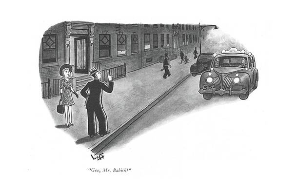 Lover Drawing - Gee, Mr. Babick! by Sydney Hoff