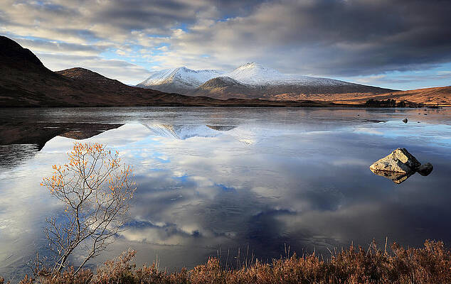 Reflection Wall Art featuring the photograph Glencoe by Grant Glendinning