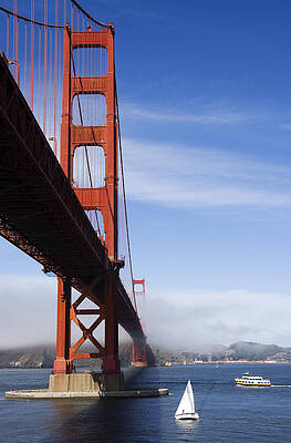 Architecture Wall Art featuring the photograph Golden Gate Bridge by Sue Leonard
