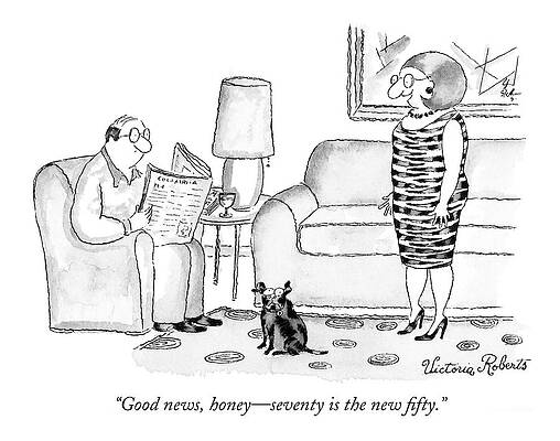 Seventy is the New Fifty Drawing