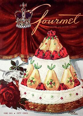 Crown Wall Art featuring the photograph Gourmet Cover Featuring A Cake by Henry Stahlhut