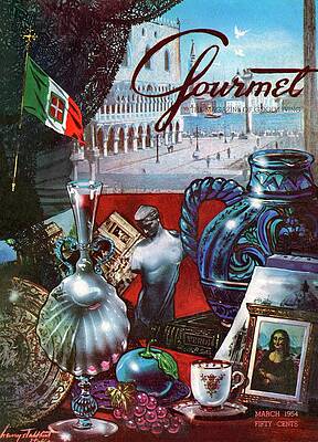 Vintage Gourmet Magazine Cover Photograph