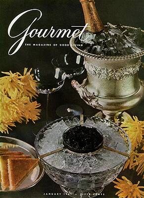 Wine Glass Wall Art featuring the photograph Gourmet Cover Featuring A Wine Cooler by Arthur Palmer