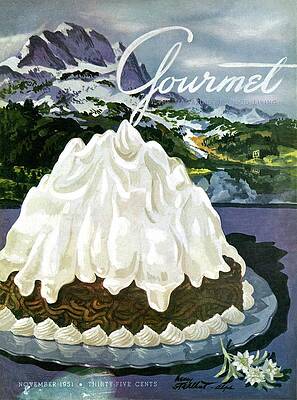 Mountain Photograph - Gourmet Cover Of Mont Blanc Aux Marrons by Henry Stahlhut