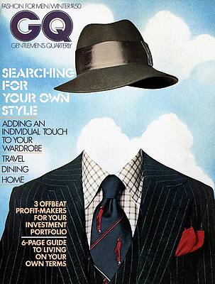 GQ Gentlemen's Quarterly Cover Wall Art