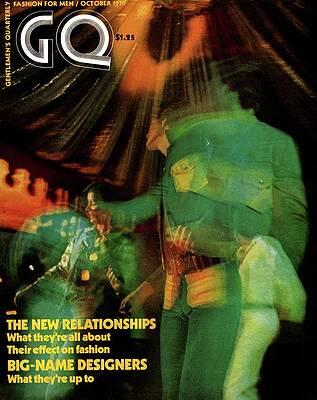 Vibrant Photograph - Gq Cover Featuring A Photograph Taken At A Disco by Mark Patiky