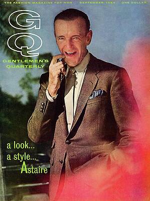 Wall Art featuring the photograph Gq Cover Featuring Fred Astaire by Chadwick Hall
