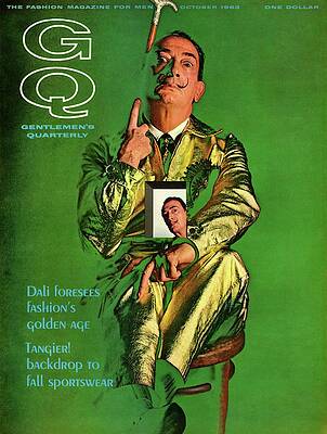 Surreal GQ Magazine Cover with Dali Photograph